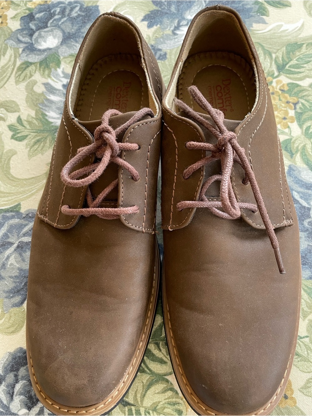 Nice Dexter Comfort Men’s Brown Casual Lace-Up Shoes, Sz 8! 🍁